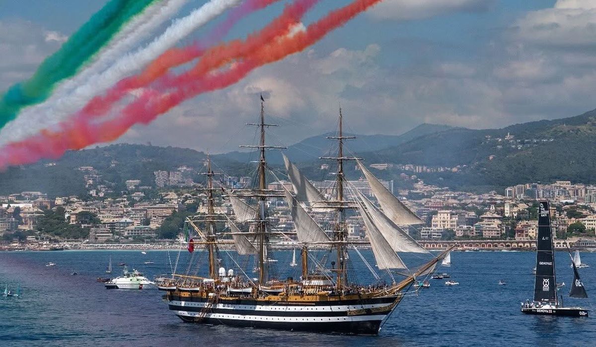 Amerigo Vespucci riparte da Genova verso il Nord America